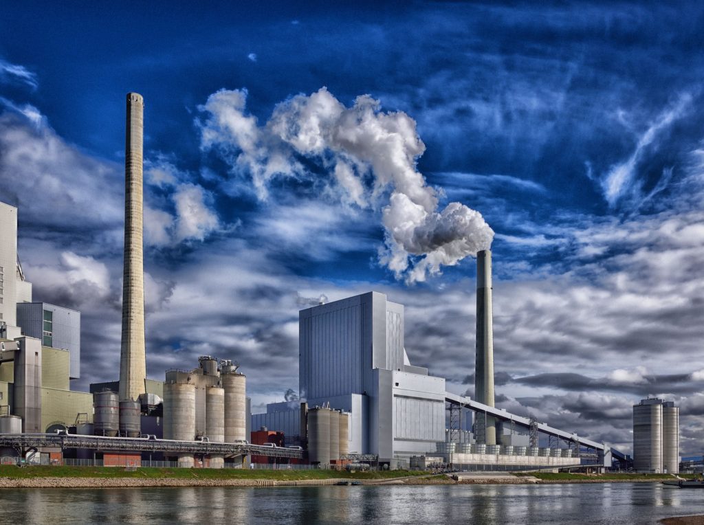 Fossil fuel power generation plant supported by high-load industrial bearing solutions.